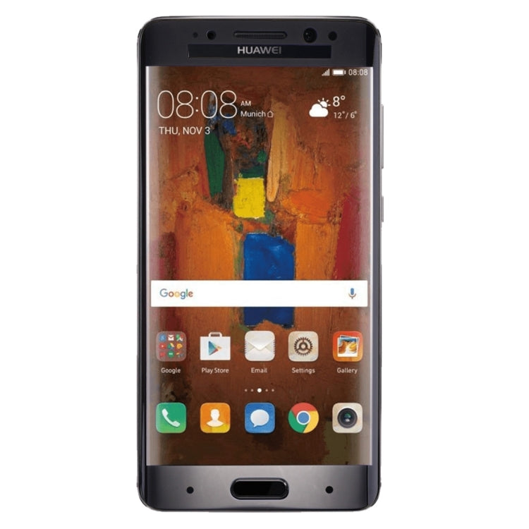 For Huawei Mate 9 Pro Porsche Design 0.26mm 9H Surface Hardness Explosion-proof Silk-screen Tempered Glass Screen Film(Black)