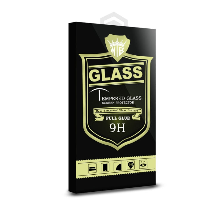 MIETUBL Full Screen Full Glue Anti-fingerprint Tempered Glass Film for Vivo V15 (Black)