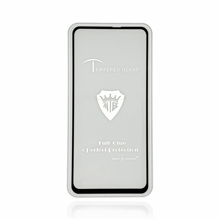 25 PCS MIETUBL Full Screen Full Glue Anti-fingerprint Tempered Glass Film for Galaxy A60 & M40(Black)