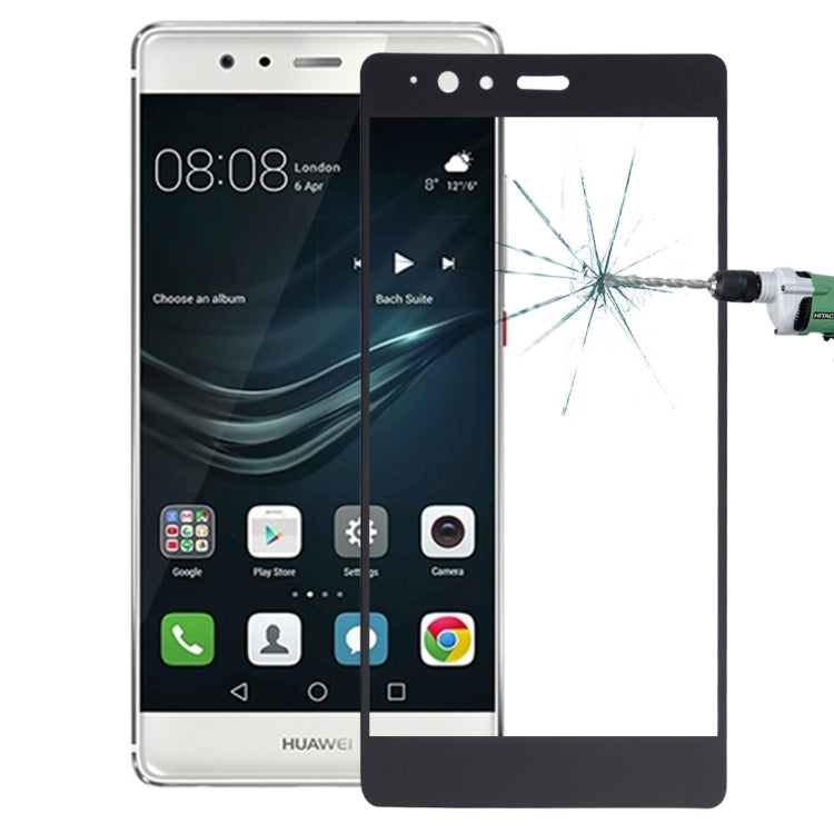 For Huawei P9 Plus 0.26mm 9H Surface Hardness Explosion-proof Silk-screen Tempered Glass Full Screen Film
