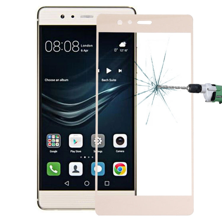 For Huawei  P9 0.26mm 9H Surface Hardness Explosion-proof Silk-screen Tempered Glass Full Screen Film