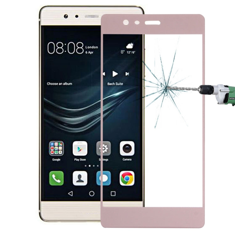 For Huawei P9 0.26mm 9H Surface Hardness Explosion-proof Silk-screen Tempered Glass Full Screen Film