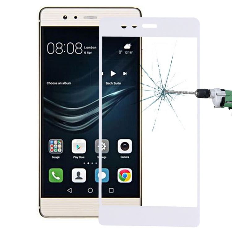 For Huawei P9 0.26mm 9H Surface Hardness Explosion-proof Silk-screen Tempered Glass Full Screen Film