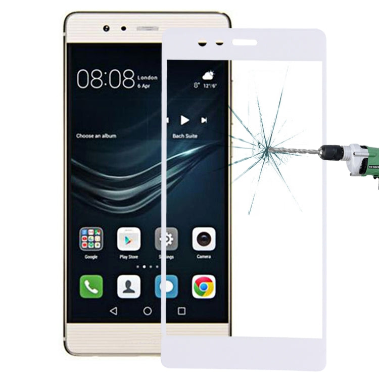 For Huawei  P9 0.26mm 9H Surface Hardness Explosion-proof Silk-screen Tempered Glass Full Screen Film