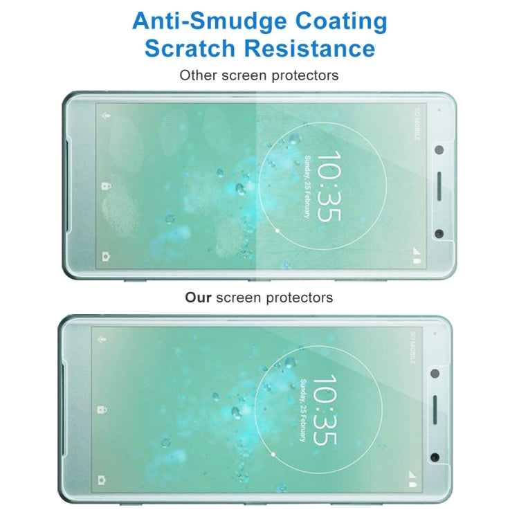 100 PCS for Sony Xperia XZ2 Compact 0.26mm 9H Surface Hardness 2.5D Explosion-proof Tempered Glass Screen Film