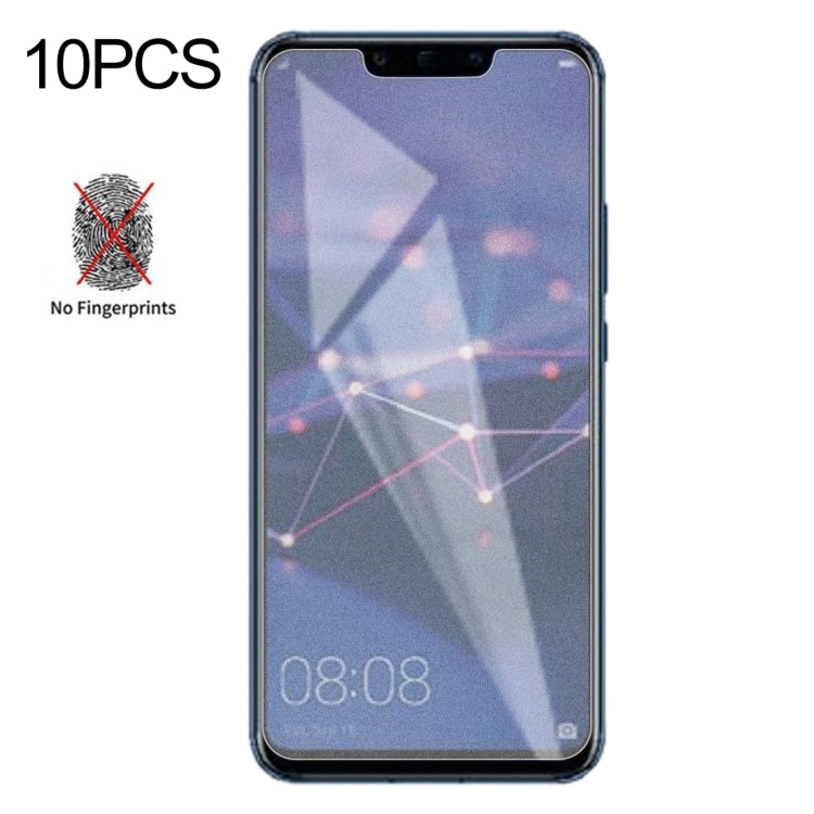 10 PCS Non-Full Matte Frosted Tempered Glass Film for Huawei Mate 20 Lite
