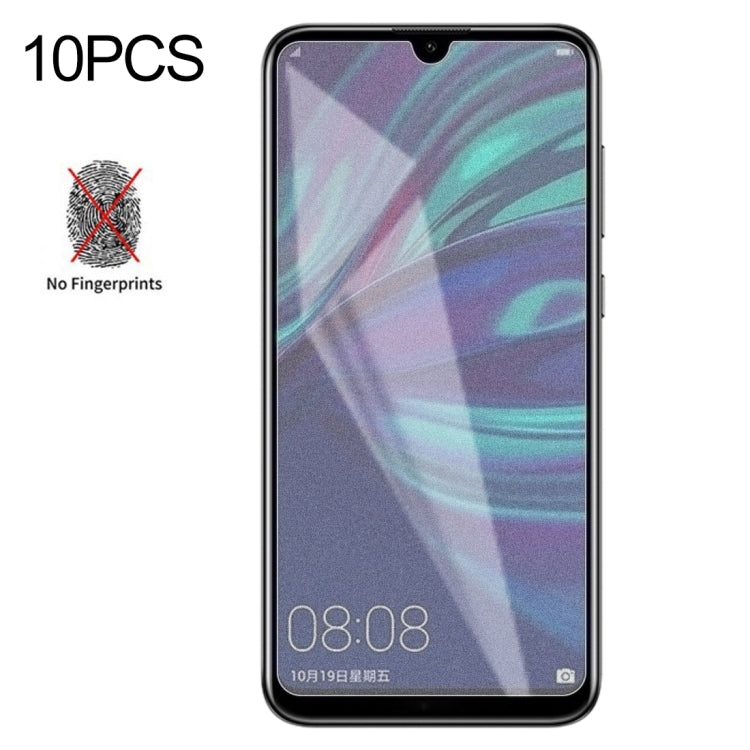 10 PCS Non-Full Matte Frosted Tempered Glass Film for Huawei Enjoy 9s
