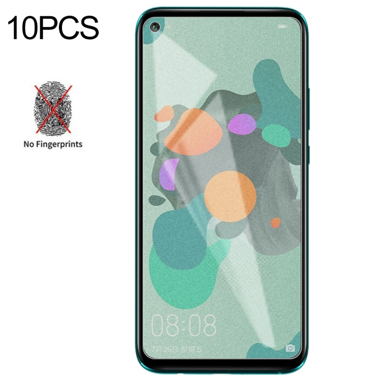 10 PCS Non-Full Matte Frosted Tempered Glass Film for Huawei Mate 30 Lite