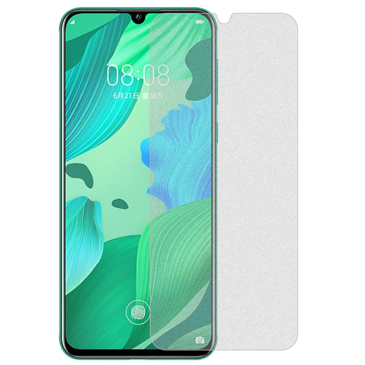 50 PCS Non-Full Matte Frosted Tempered Glass Film for Huawei Nova 5 Pro, No Retail Package