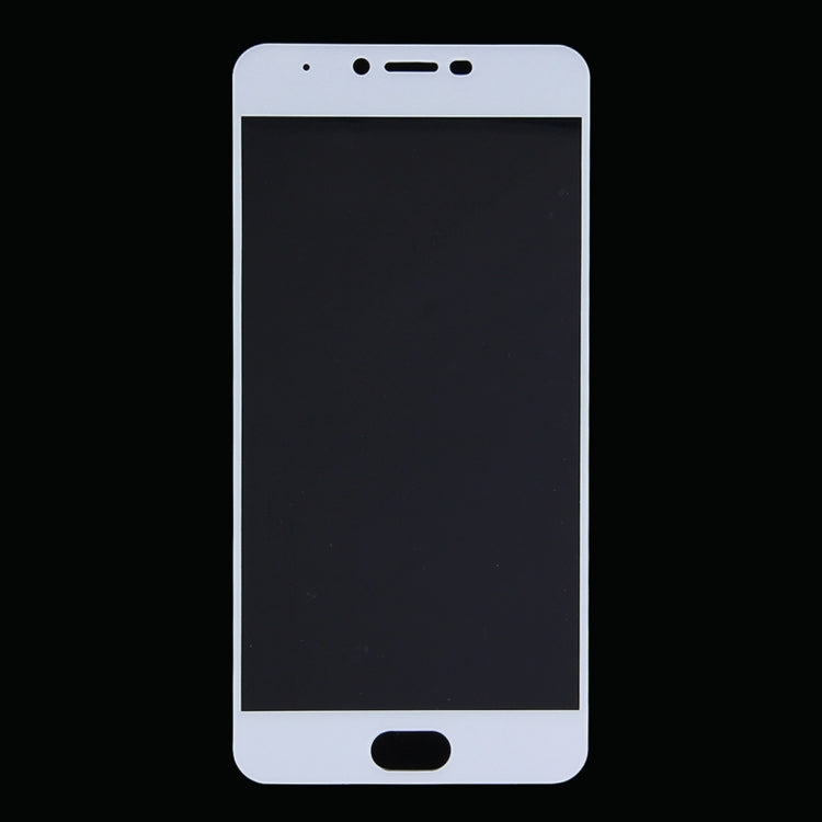 For Meizu Meilan X 0.26mm 9H Surface Hardness Explosion-proof Silk-screen Tempered Glass Full Screen Film(White)