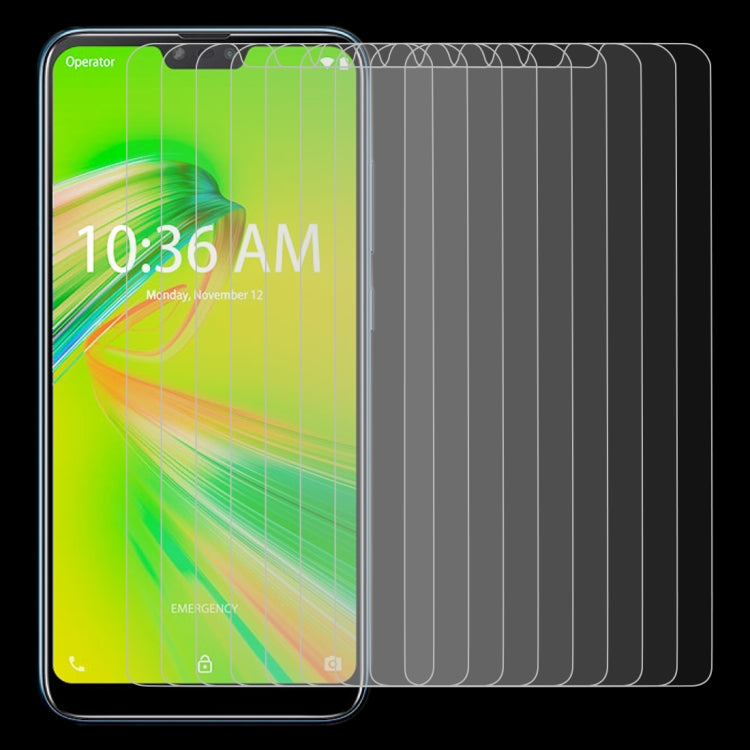 10 PCS 0.26mm 9H 2.5D Tempered Glass Film for Asus Zenfone Max Plus (M2) ZB634KL / Zenfone Max Shot ZB634KL