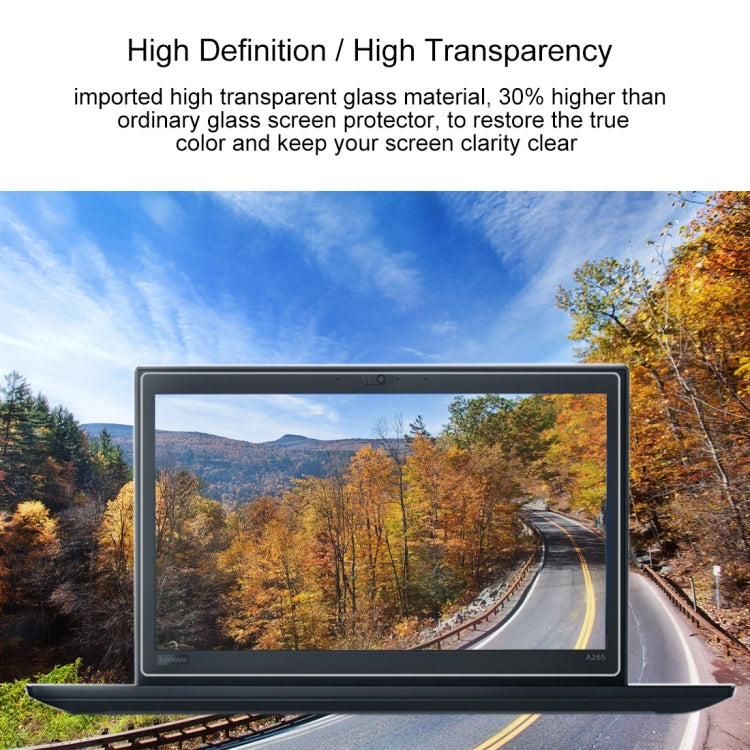0.4mm 9H Surface Hardness Full Screen Tempered Glass Film for Lenovo ThinkPad A285 12.5 inch
