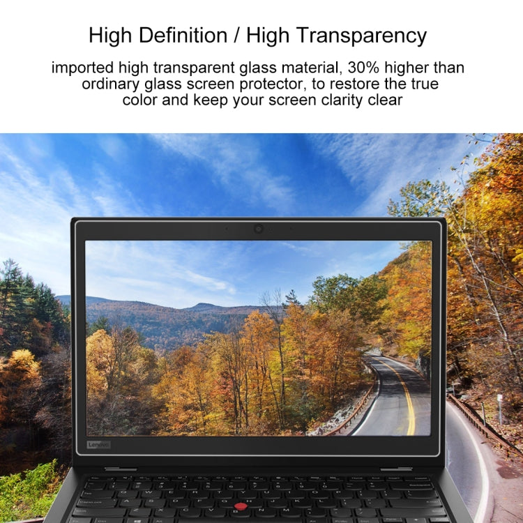 0.4mm 9H Surface Hardness Full Screen Tempered Glass Film for Lenovo ThinkPad L380 Yoga 13.3 inch