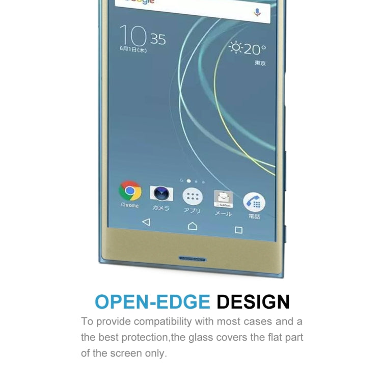 For Sony Xperia XZs 0.33mm 9H Surface Hardness 3D Curved Full Screen Tempered Glass Screen Protector