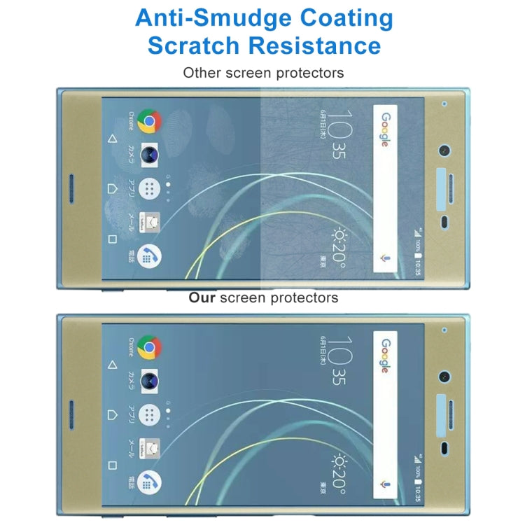 For Sony Xperia XZs 0.33mm 9H Surface Hardness 3D Curved Full Screen Tempered Glass Screen Protector