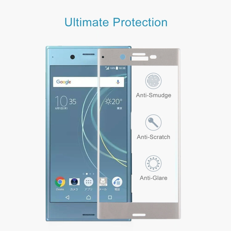 For Sony Xperia XZs 0.33mm 9H Surface Hardness 3D Curved Full Screen Tempered Glass Screen Protector