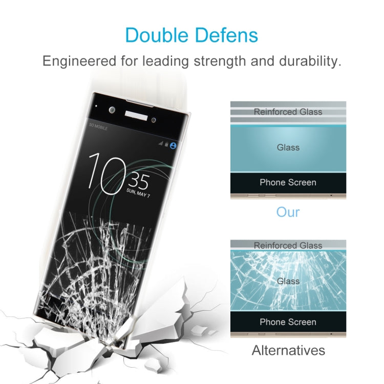 For Sony Xperia XA1 0.33mm 9H Surface Hardness 3D Curved Full Screen Tempered Glass Screen Protector