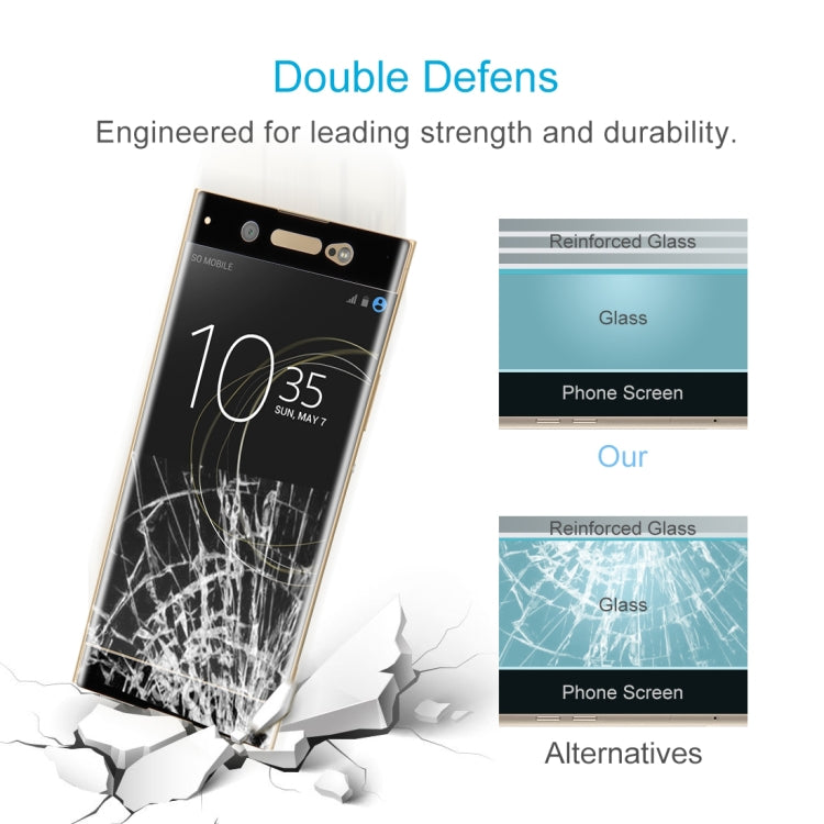 For Sony Xperia XA1 Ultra 0.33mm 9H Surface Hardness 3D Curved Full Screen Tempered Glass Screen Protector