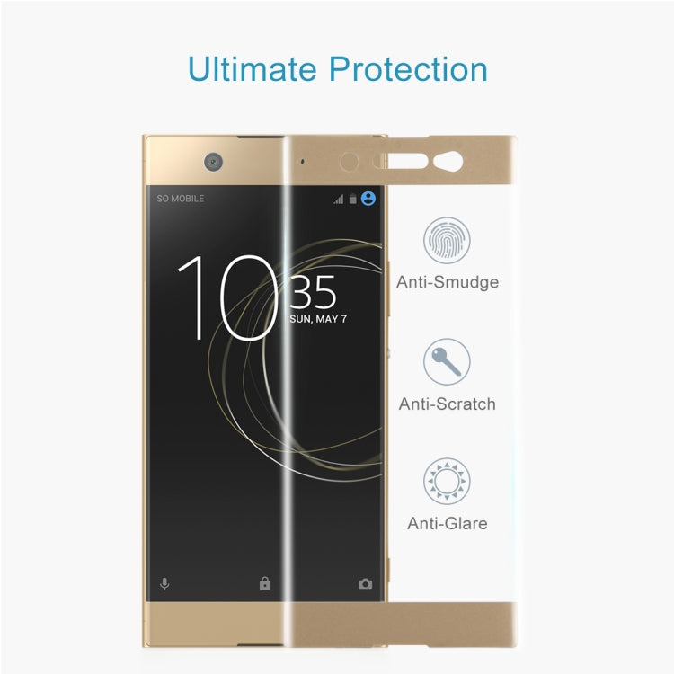 For Sony Xperia XA1 Ultra 0.33mm 9H Surface Hardness 3D Curved Full Screen Tempered Glass Screen Protector
