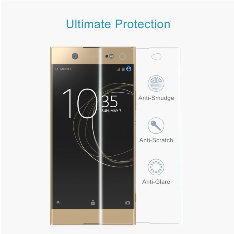 For Sony Xperia XA1 Ultra 0.33mm 9H Surface Hardness 3D Curved Full Screen Tempered Glass Screen Protector