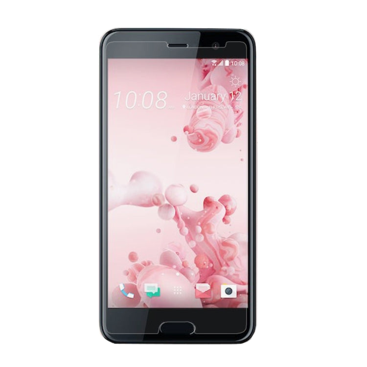 2 PCS for HTC U Ultra 0.26mm 9H Surface Hardness Explosion-proof Non-full Screen Tempered Glass Screen Film