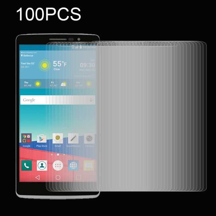 100 PCS for LG Stylo 3 0.26mm 9H Surface Hardness Explosion-proof Tempered Glass Screen Film