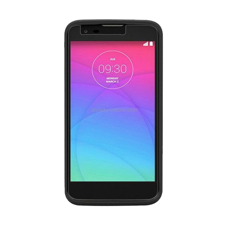 100 PCS for LG K8 (2017) 0.26mm 9H Surface Hardness Explosion-proof Tempered Glass Screen Film