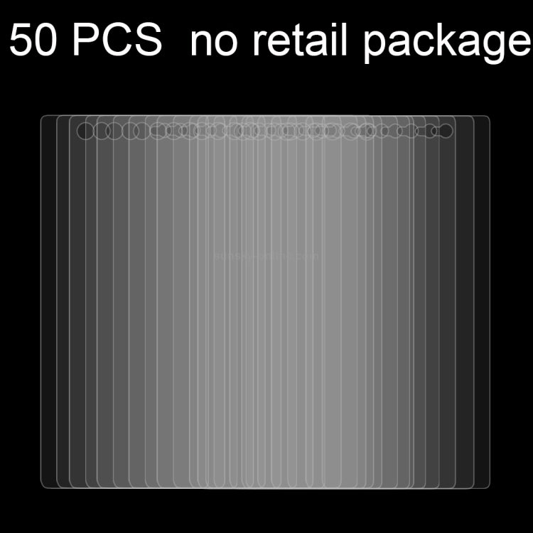 50 PCS for Sony Xperia XA1 Ultra 0.26mm 9H Surface Hardness Explosion-proof Non-full Screen Tempered Glass Screen Film