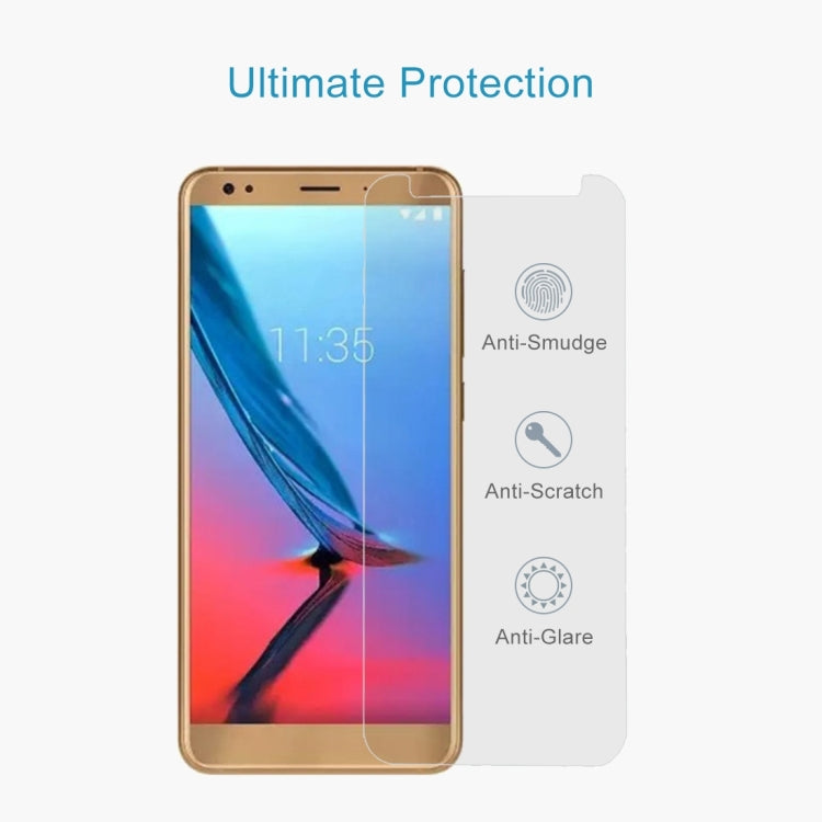 2 PCS for ZTE Blade V9 Vita 0.26mm 9H Surface Hardness 2.5D Tempered Glass Screen Film