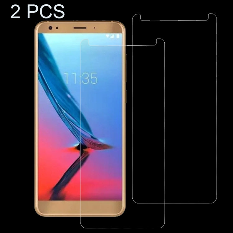 2 PCS for ZTE Blade V9 Vita 0.26mm 9H Surface Hardness 2.5D Tempered Glass Screen Film