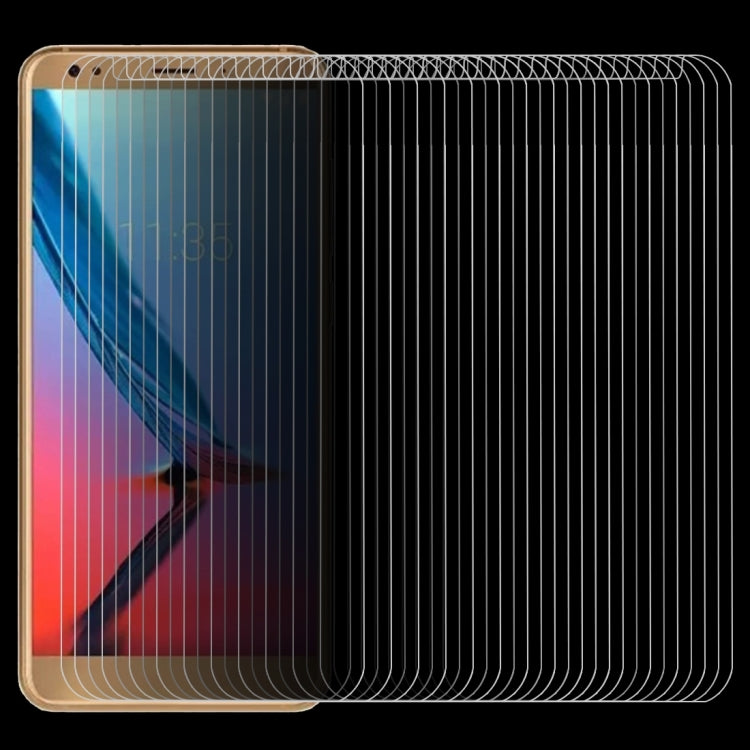 100 PCS for ZTE Blade V9 Vita 0.26mm 9H Surface Hardness 2.5D Tempered Glass Screen Film