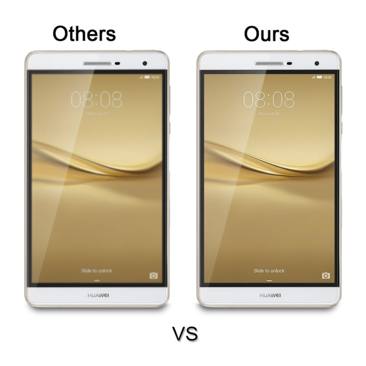 100 PCS for HUAWEI MediaPad T2 7.0 Pro 0.4mm 9H Surface Hardness Full Screen Tempered Glass Screen Protector