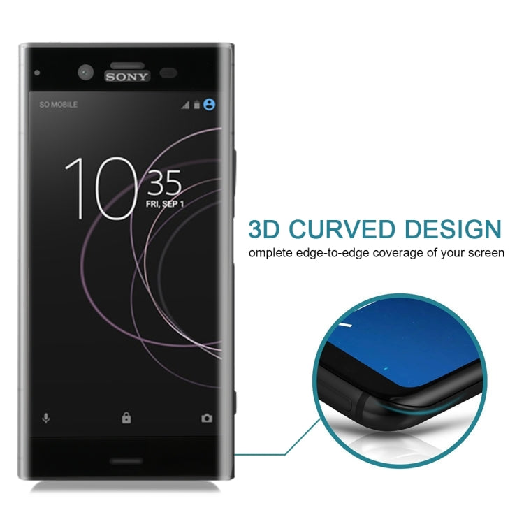 For Sony Xperia XZ1 0.26mm 9H Surface Hardness 3D Full Screen Tempered Glass Screen Protector