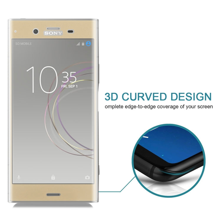 For Sony Xperia XZ1 0.26mm 9H Surface Hardness 3D Full Screen Tempered Glass Screen Protector