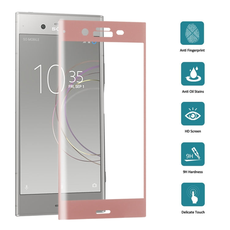 For Sony Xperia XZ1 0.26mm 9H Surface Hardness 3D Full Screen Tempered Glass Screen Protector
