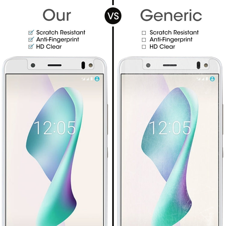 2 PCS 0.26mm 9H 2.5D Tempered Glass Film for BQ Aquaris VS Plus