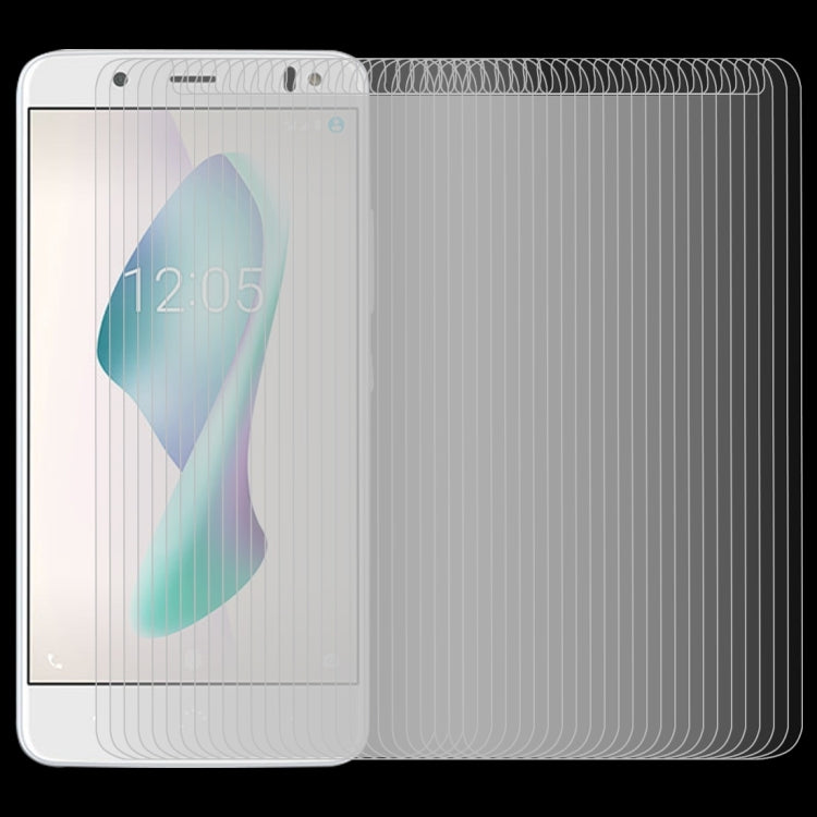 100 PCS 0.26mm 9H 2.5D Tempered Glass Film for BQ Aquaris VS Plus