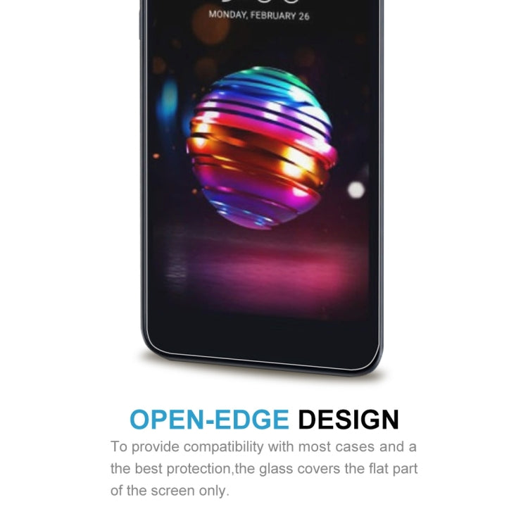 100 PCS 0.26mm 9H 2.5D Tempered Glass Film for LG K10 (2018)