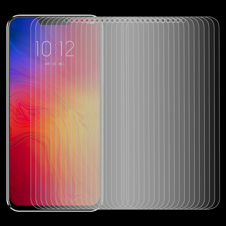 50 PCS 0.26mm 9H 2.5D Tempered Glass Film for Lenovo Z5