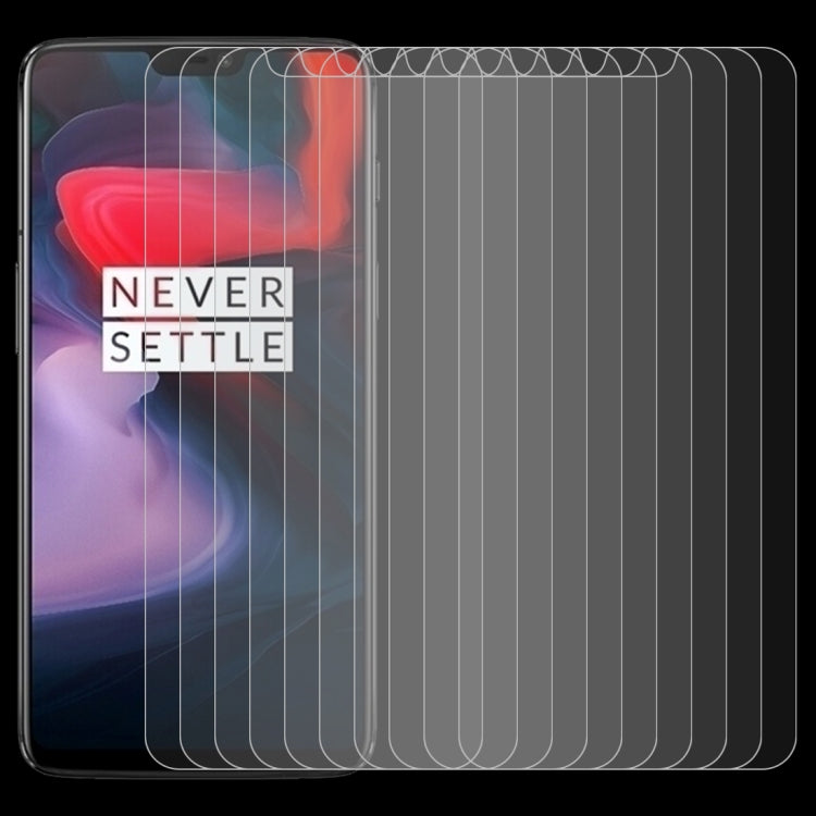 10 PCS 0.26mm 9H 2.5D Tempered Glass Film for OnePlus 6