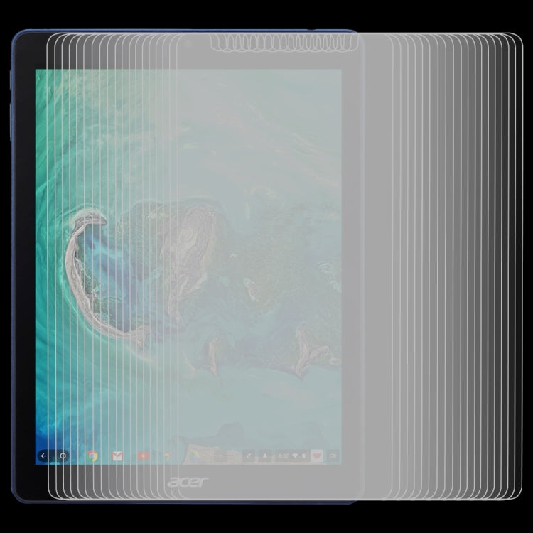 75 PCS 0.33mm 9H HD Tempered Glass Film for Acer Chromebook Tab 10