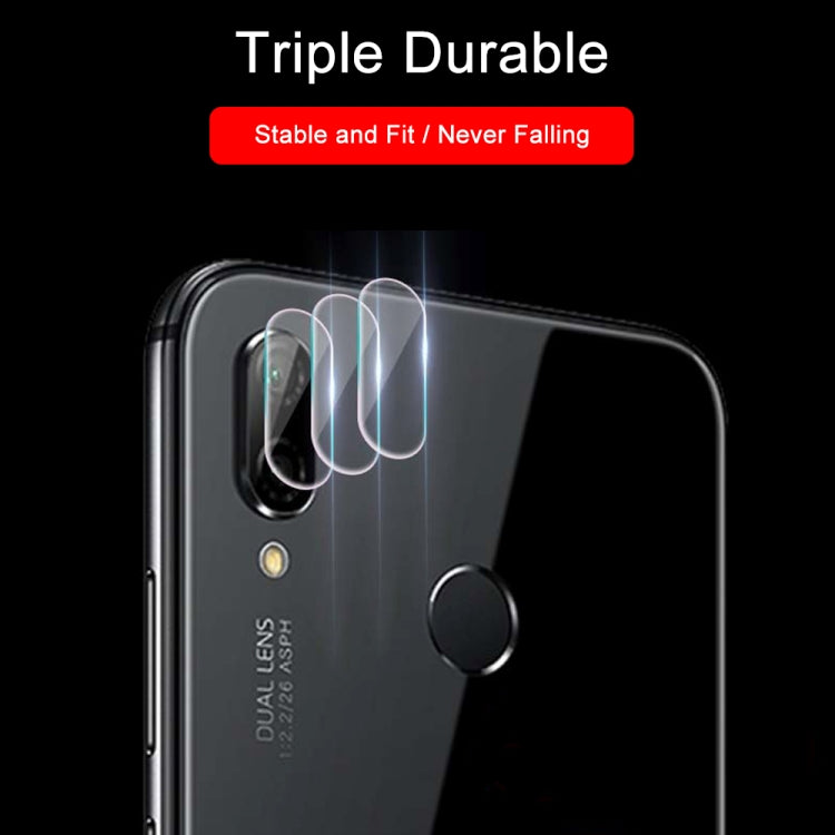 0.3mm 2.5D Transparent Rear Camera Lens Protector Tempered Glass Protective Film for Huawei P20 Pro