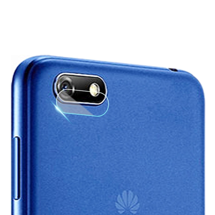 0.3mm 2.5D Transparent Rear Camera Lens Protector Tempered Glass Film for Huawei Y5 Prime (2018)
