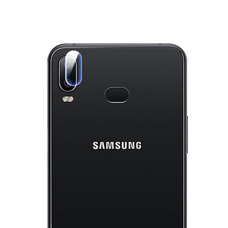 0.3mm 2.5D Transparent Rear Camera Lens Protector Tempered Glass Film for Galaxy A6s