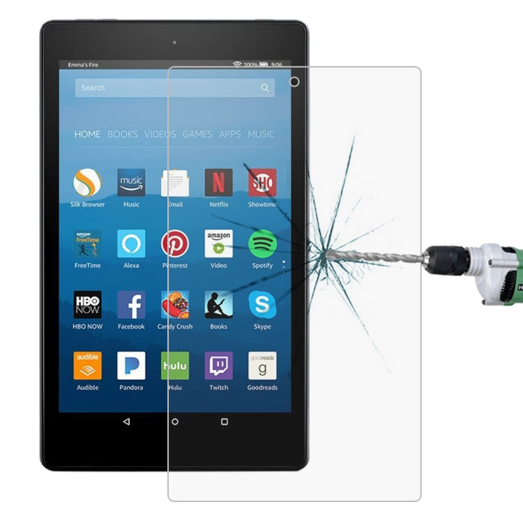 0.3mm 9H Full Screen Tempered Glass Film for Amazon Kindle Fire HD 8 2016