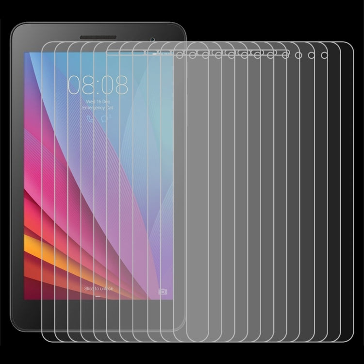 100 PCS 0.3mm 9H Full Screen Tempered Glass Film for Huawei MediaPad T1 7.0