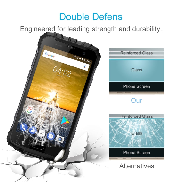 OCUBE for Ulefone Armor 2 (MPH1592) 0.26mm 9H Surface Hardness 2.5D Explosion-proof Non-full Screen Tempered Glass Screen Film