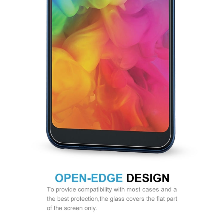 100 PCS 0.26mm 9H 2.5D Tempered Glass Film for LG Q7