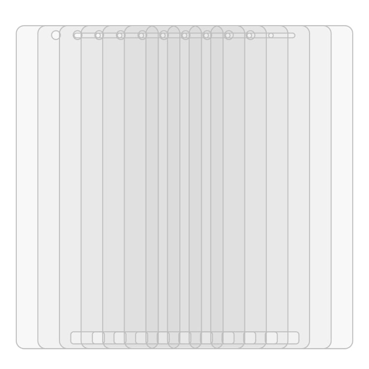 50 PCS 0.26mm 9H 2.5D Tempered Glass Film for Nokia 8, No Retail Package