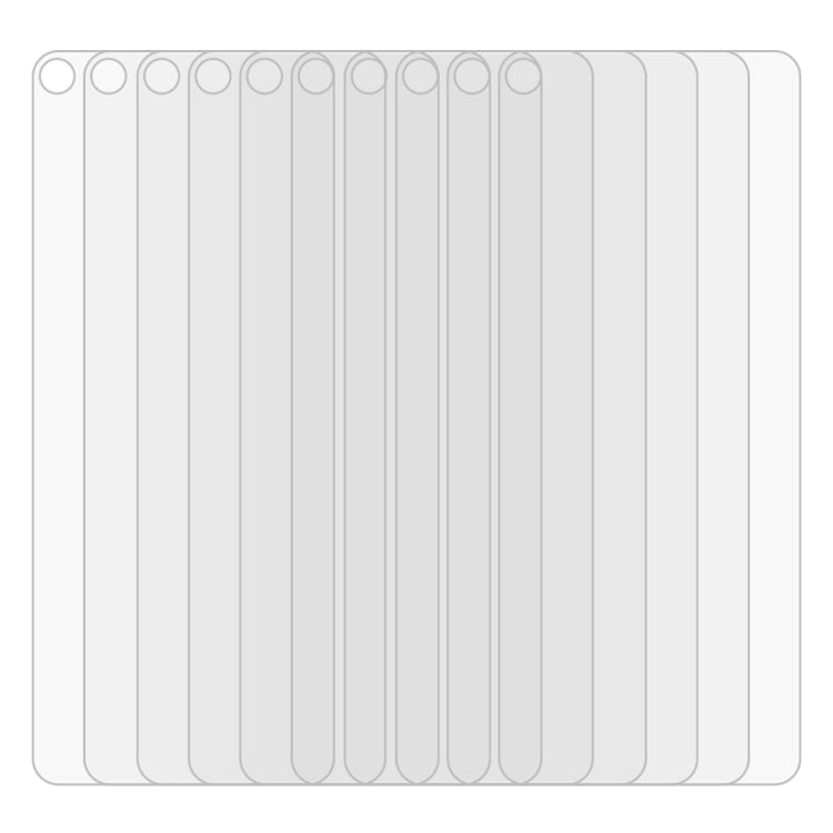 50 PCS 0.26mm 9H 2.5D Tempered Glass Film for Motorola Moto P50, No Retail Package